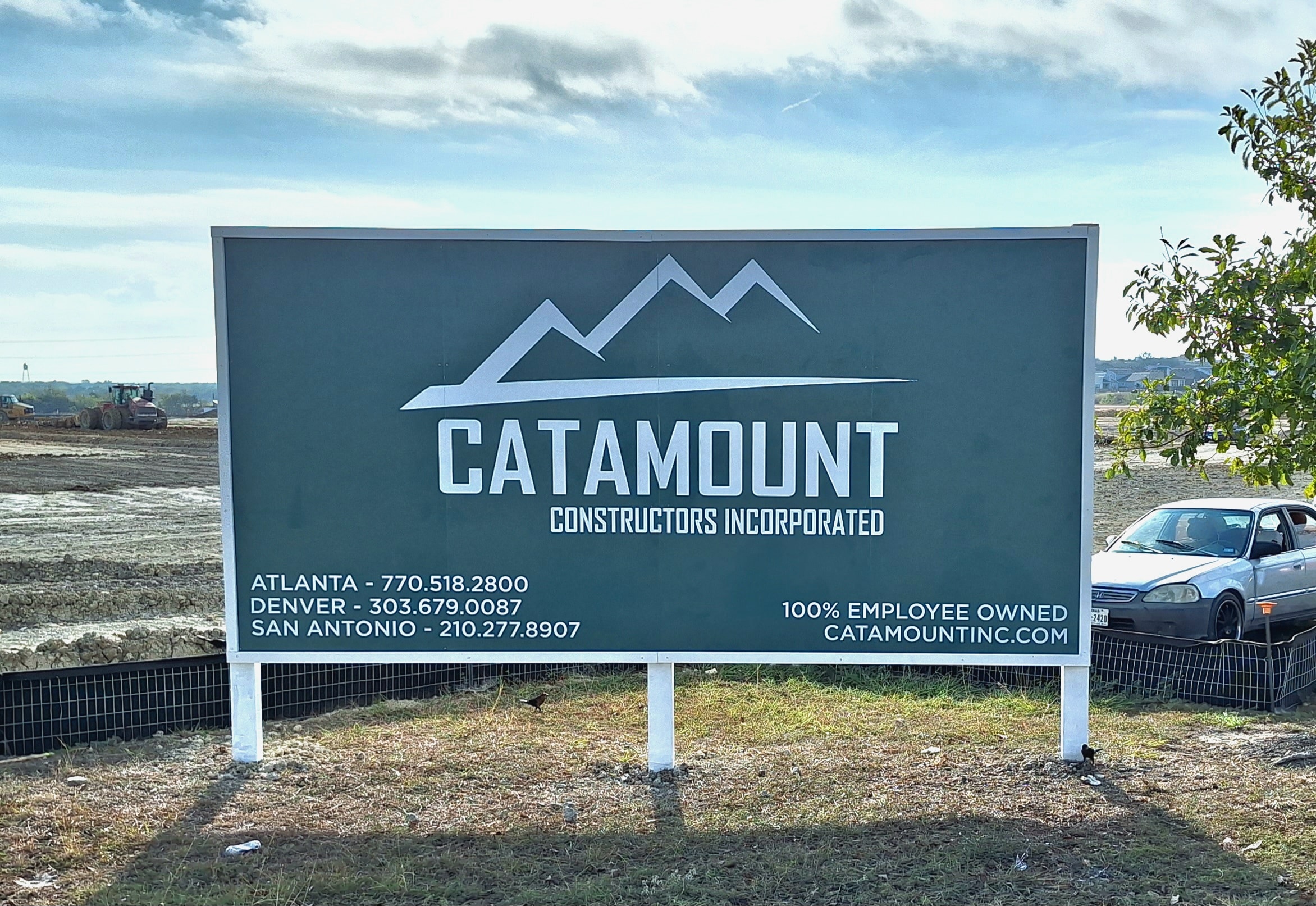 Catamount Metal Sign