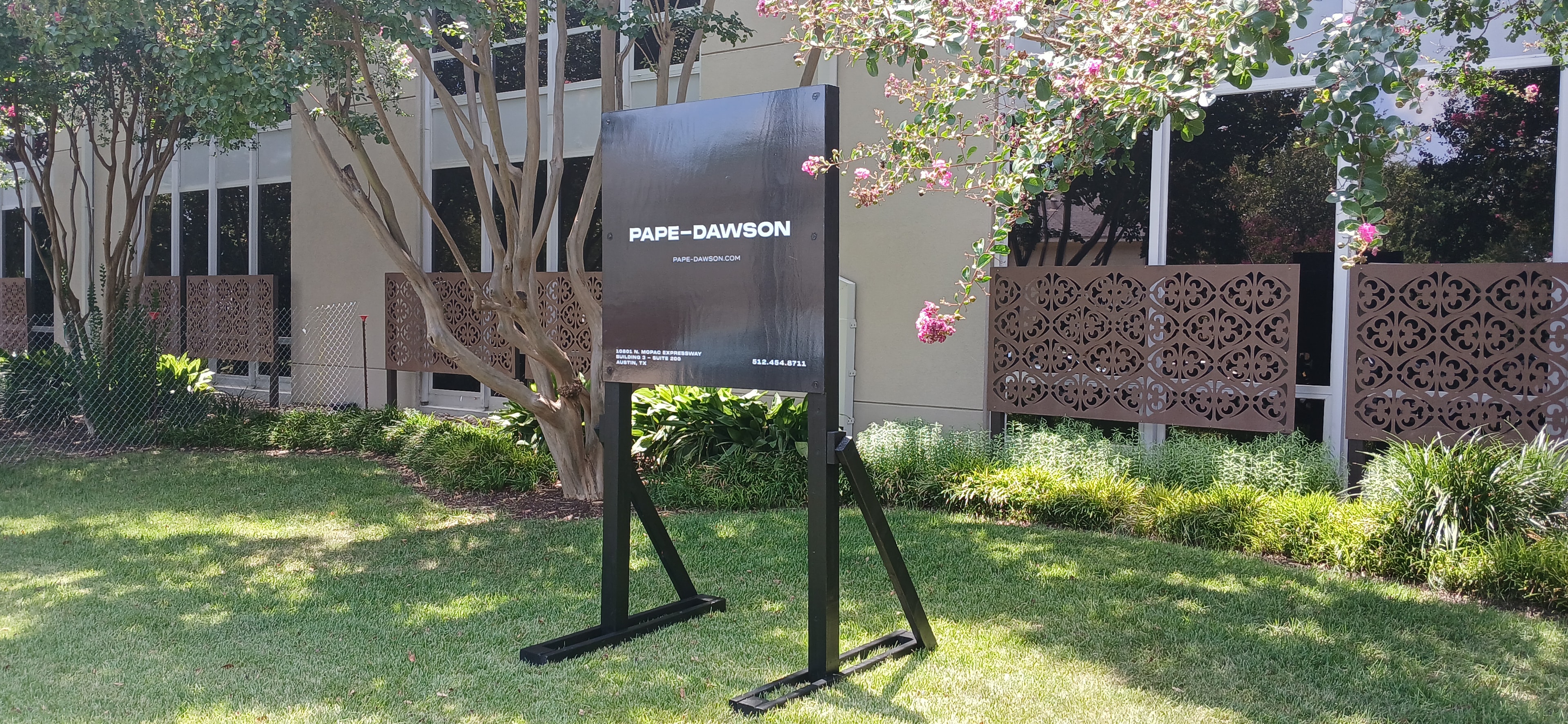 Pape-Dawson Outdoor Monument Sign