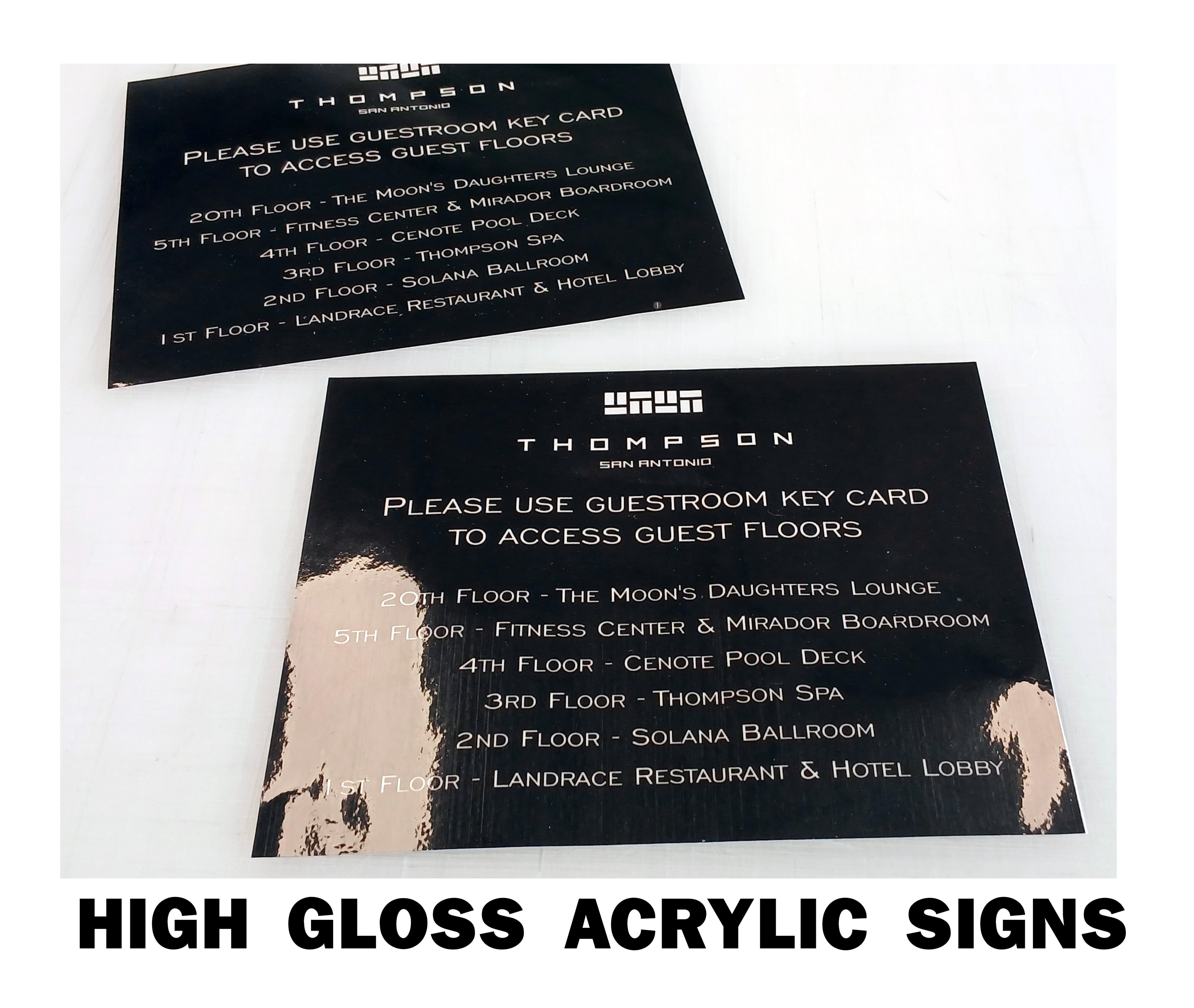Acrylic Interior Sign