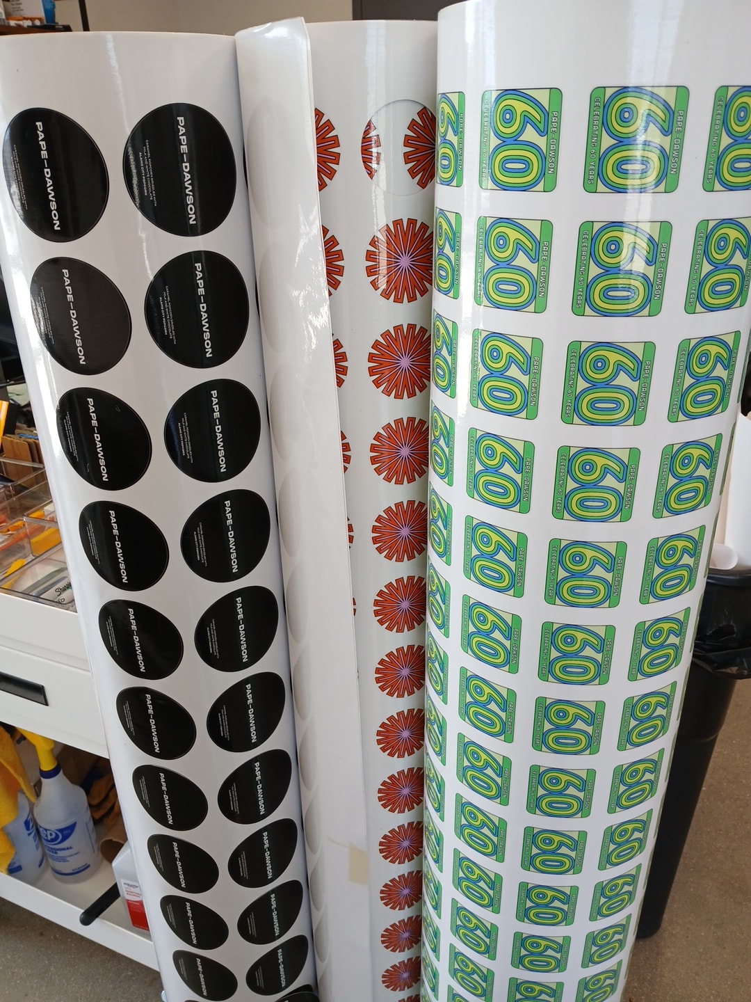 Pape-Dawson Decal Rolls