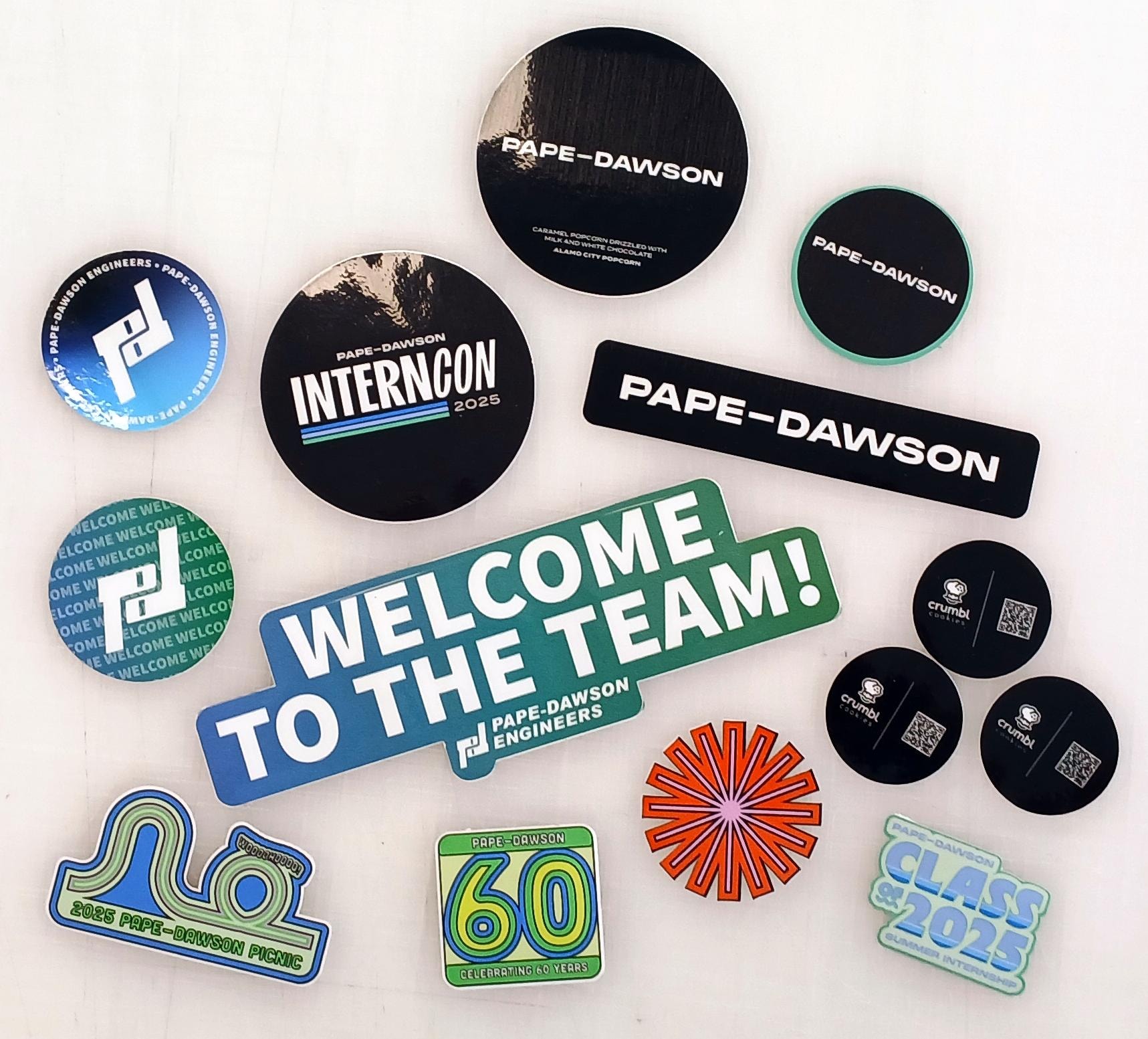 Pape-Dawson Custom Stickers