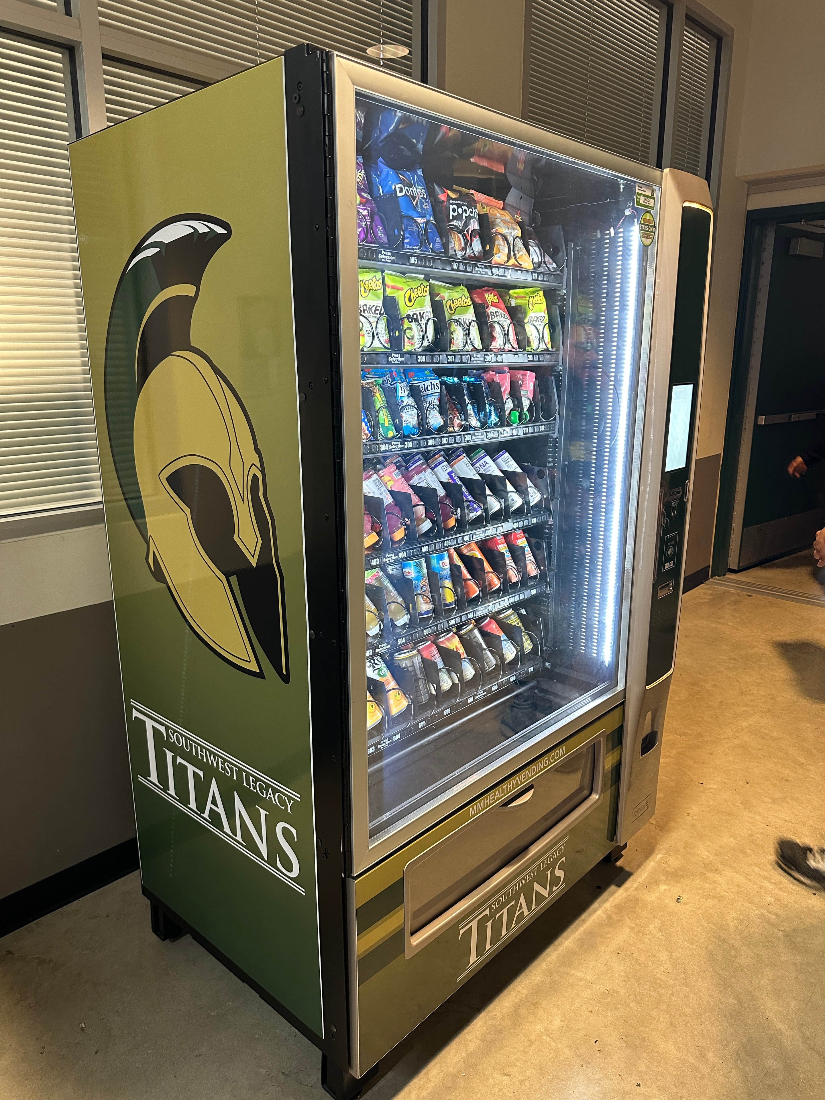 Southwest Legacy Titans Vending Machine Wrap
